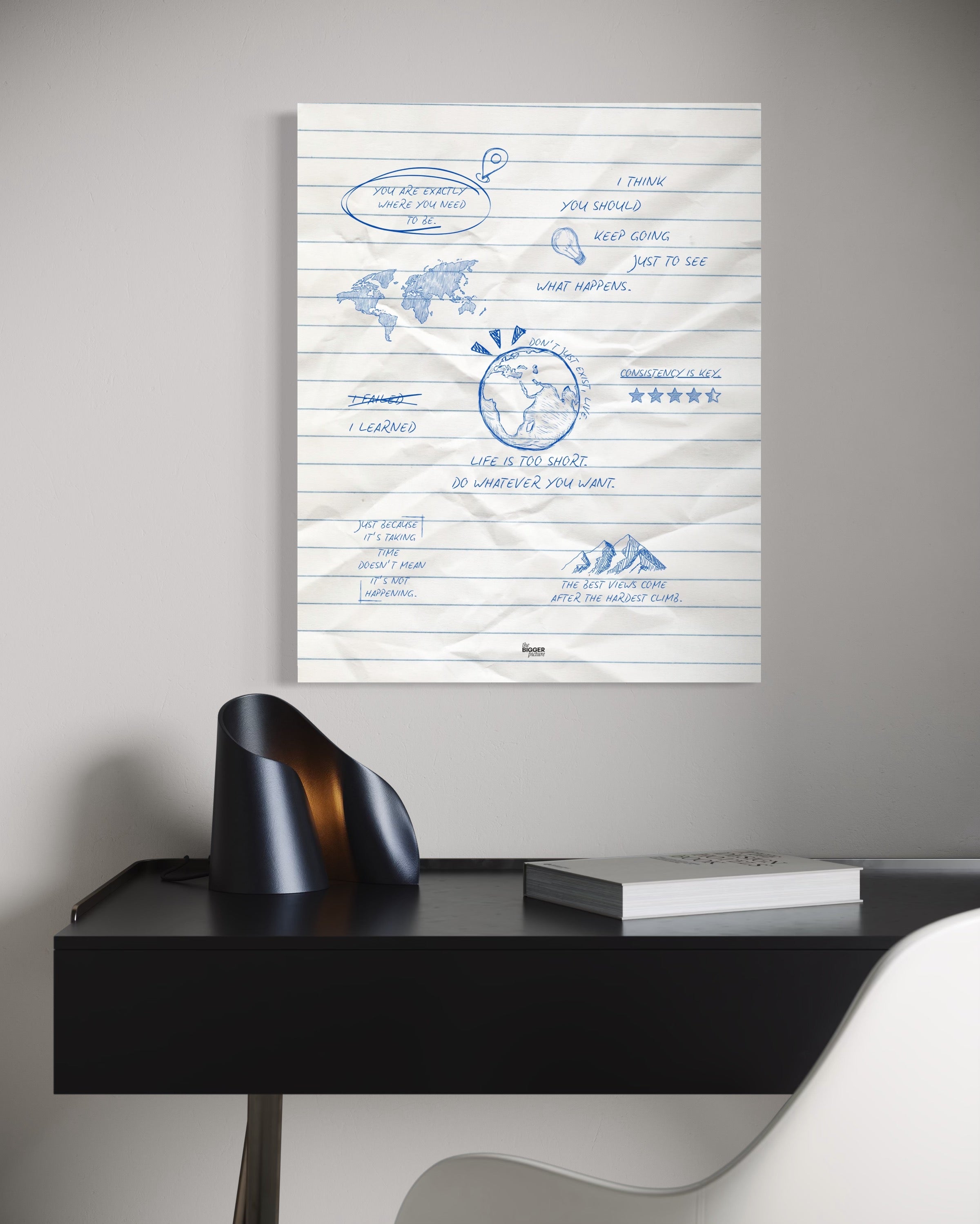 Life’s too short canvas