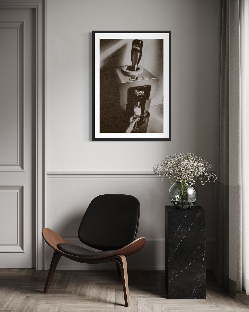 Champagne print