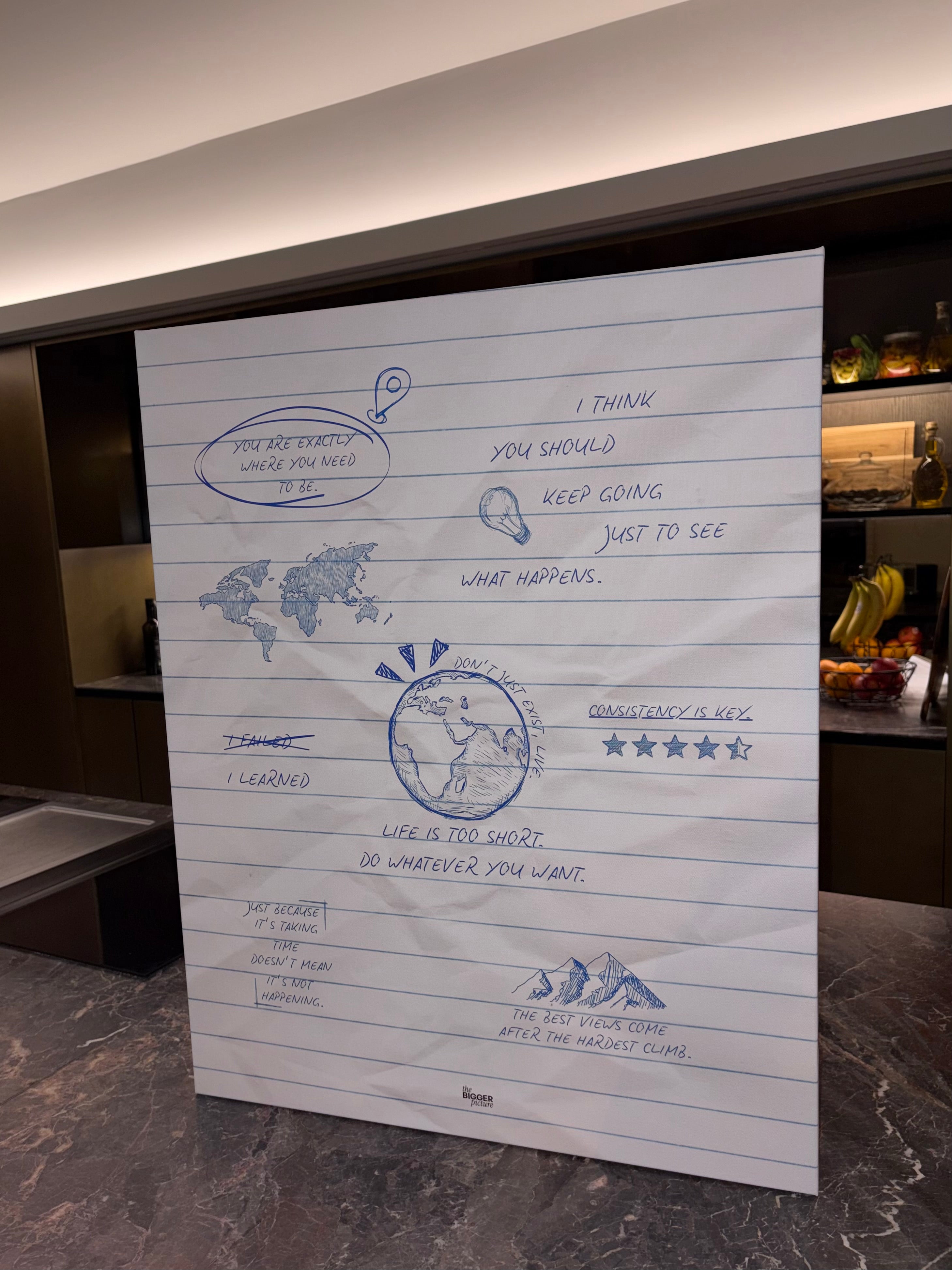 Life’s too short canvas