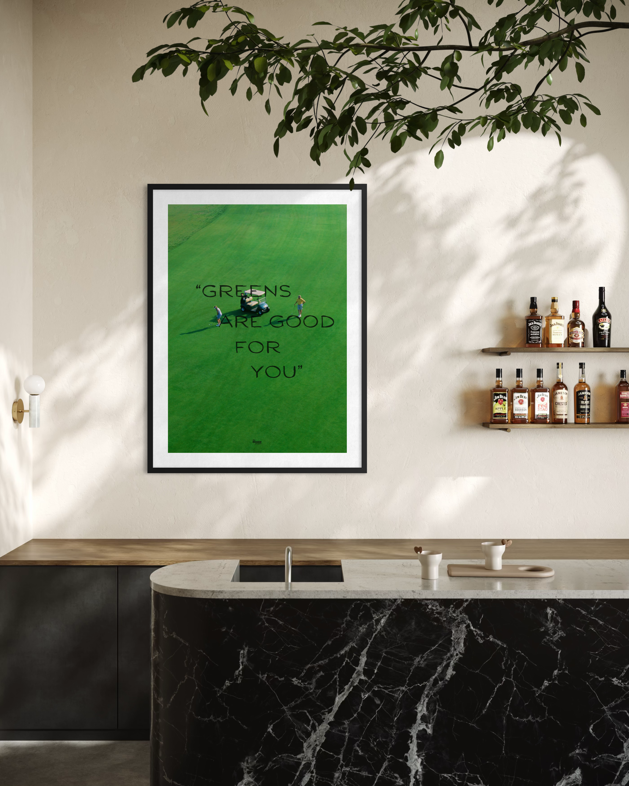 Greens are good for you print