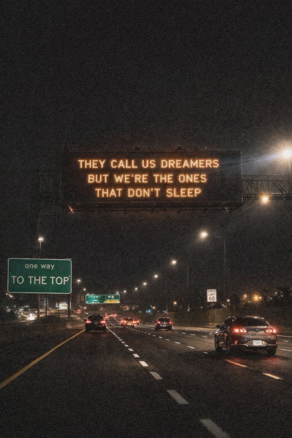 One way to the top print