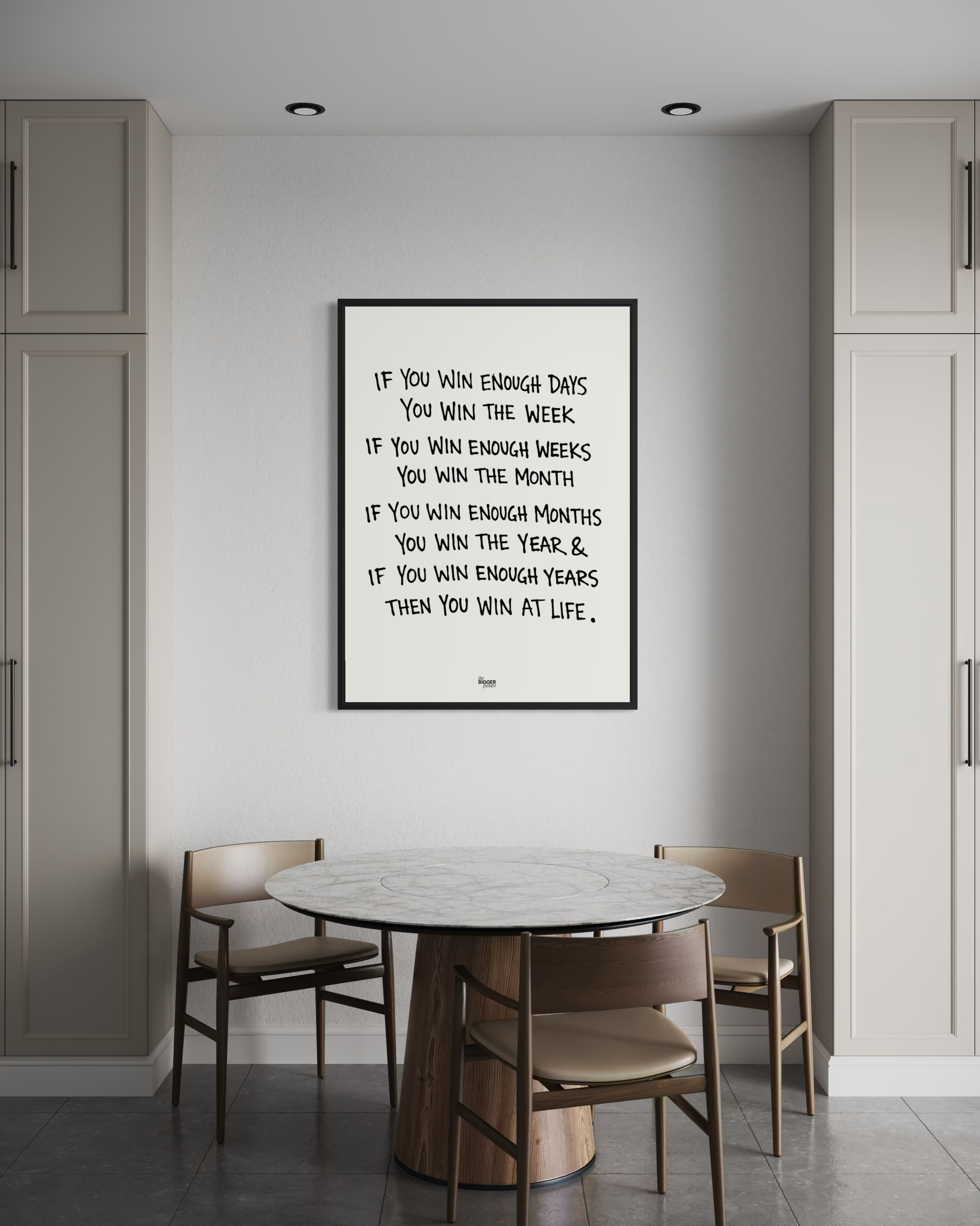 Win at life print
