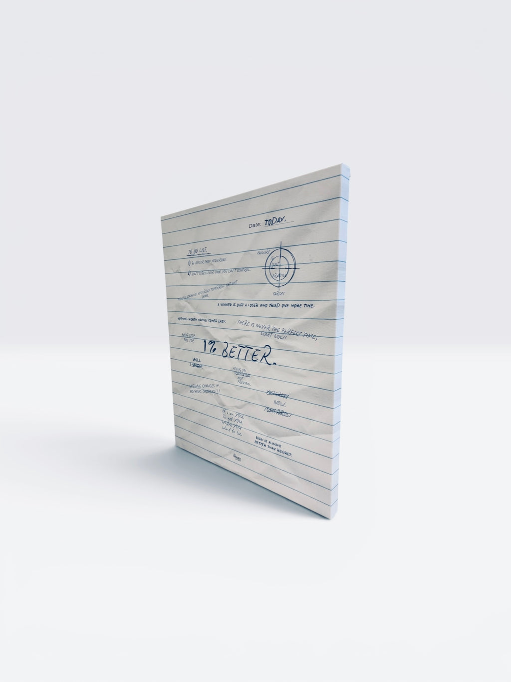 1% BETTER (Canvas)