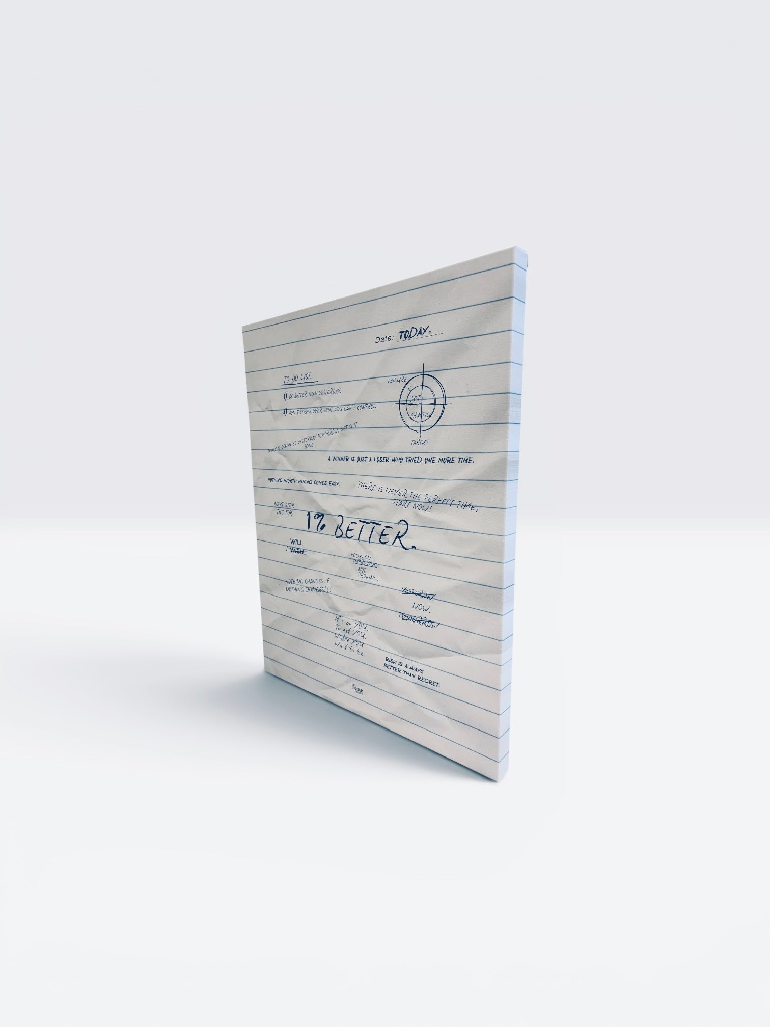 1% BETTER (Canvas)