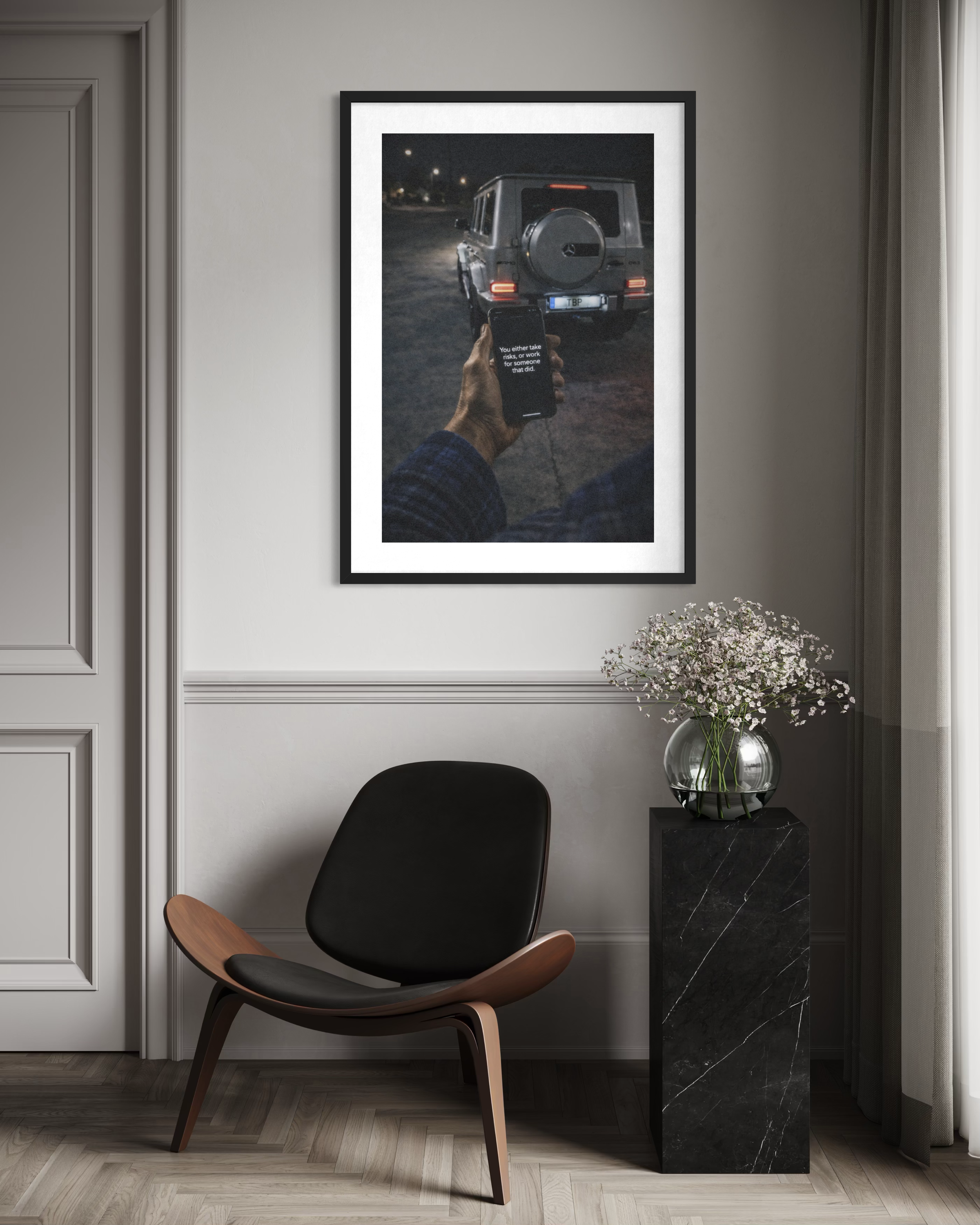 Take risks or work for someone that did print