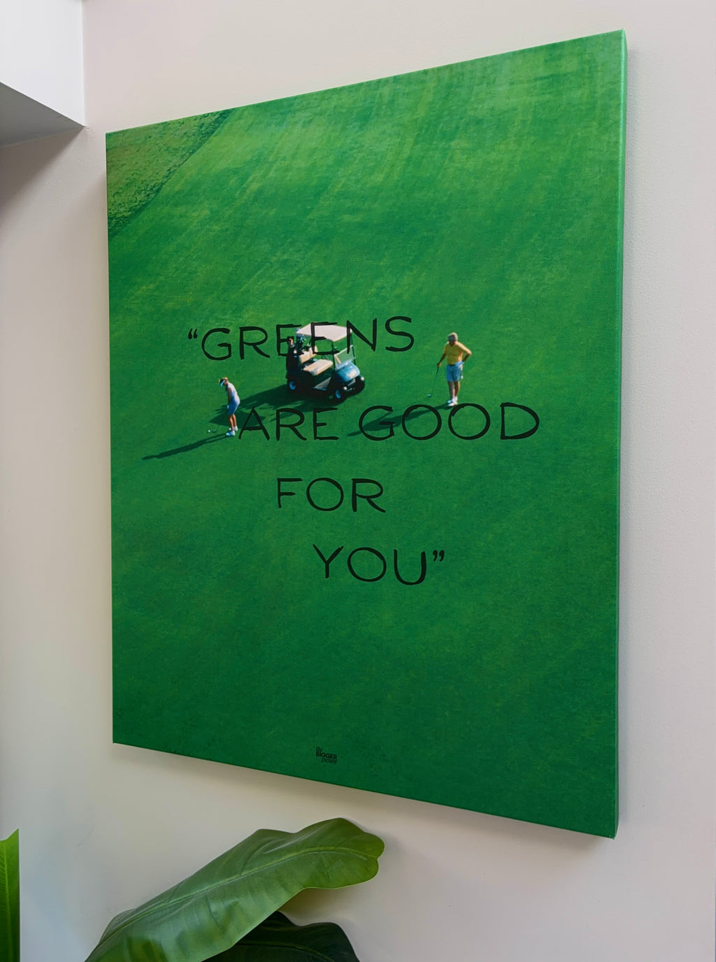 “Greens are good for you” (Canvas)