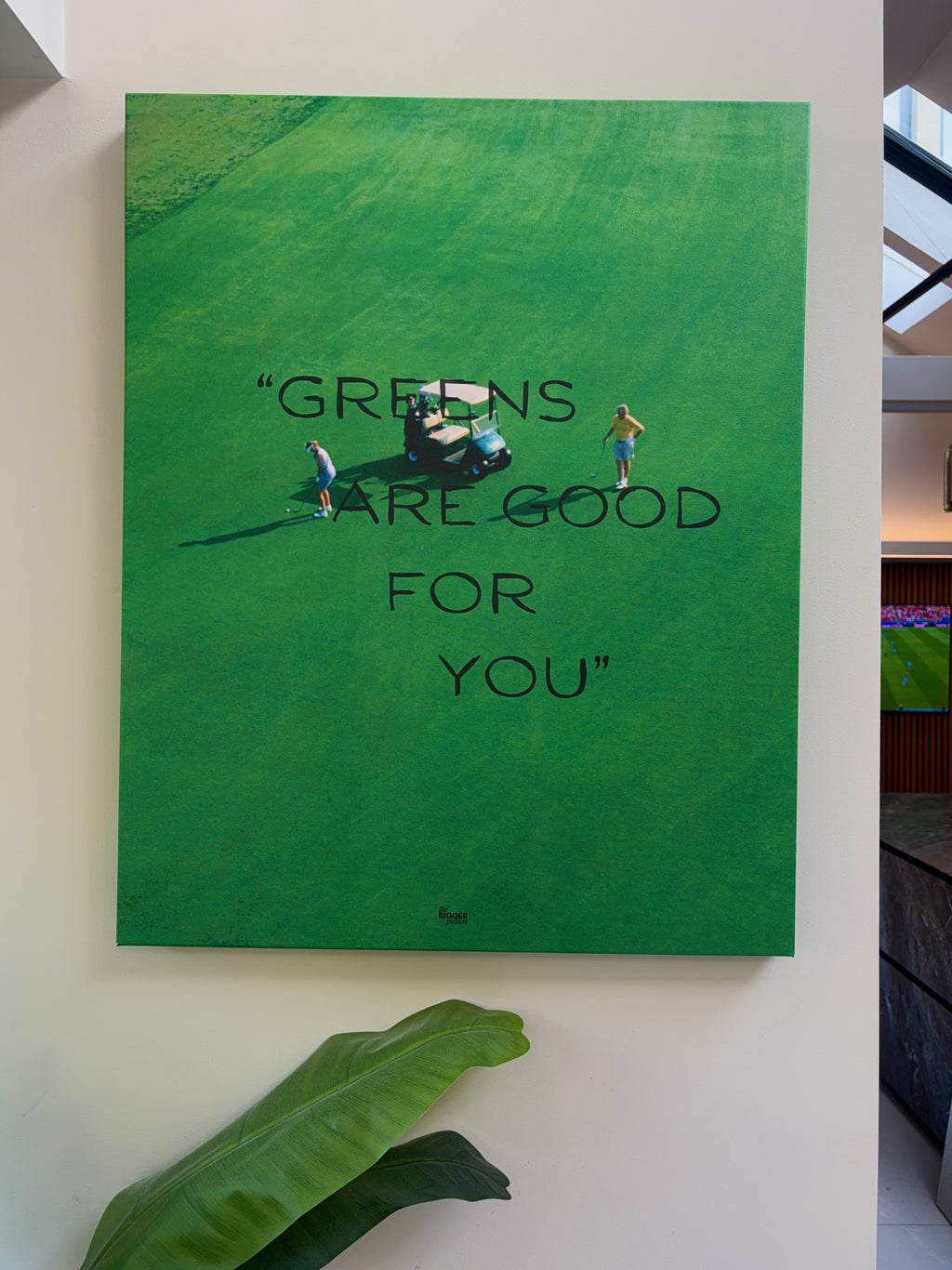 “Greens are good for you” (Canvas)