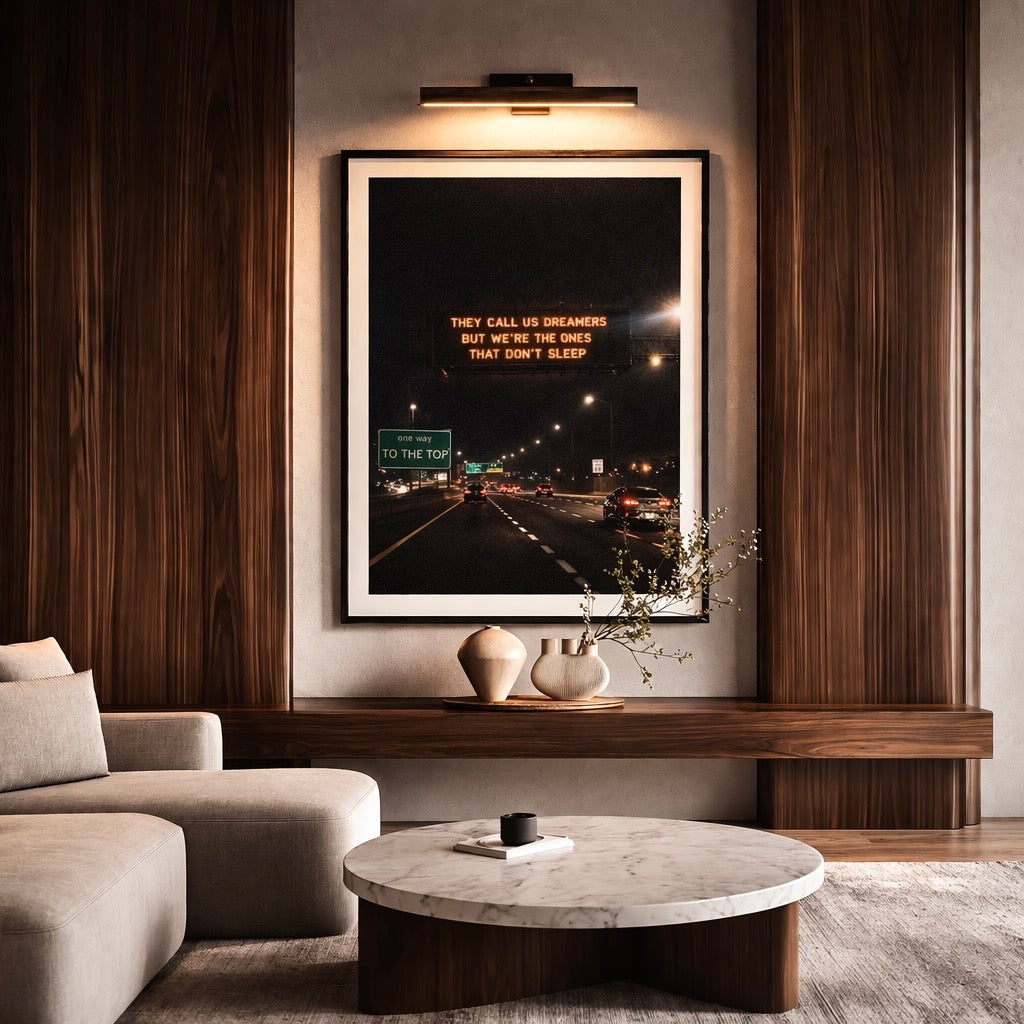 One way to the top print