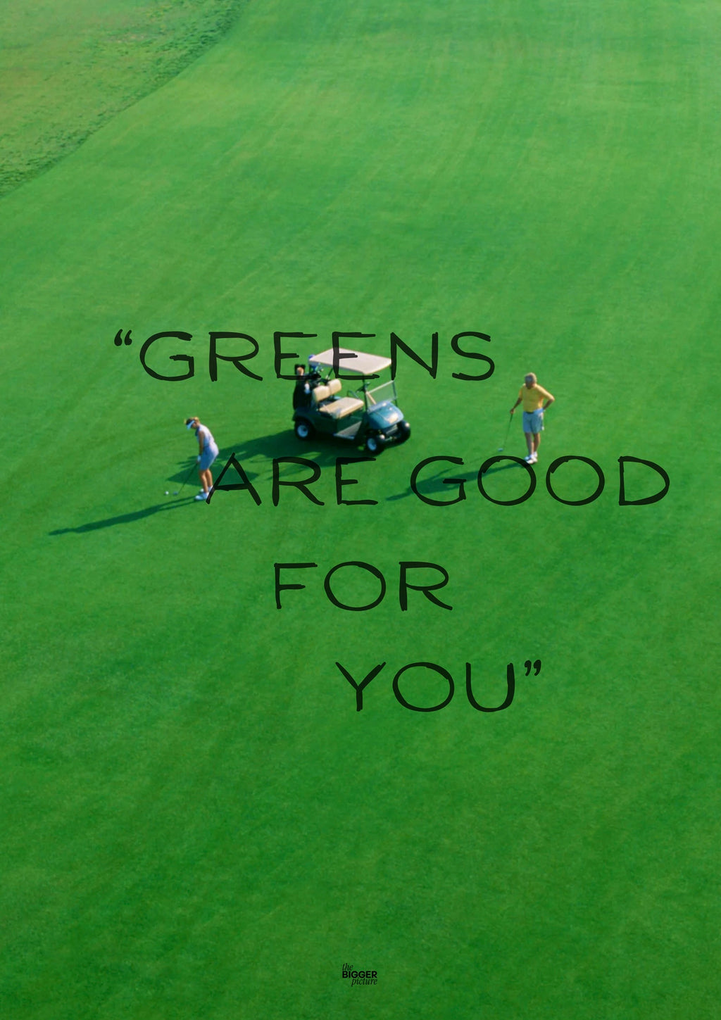 Greens are good for you print