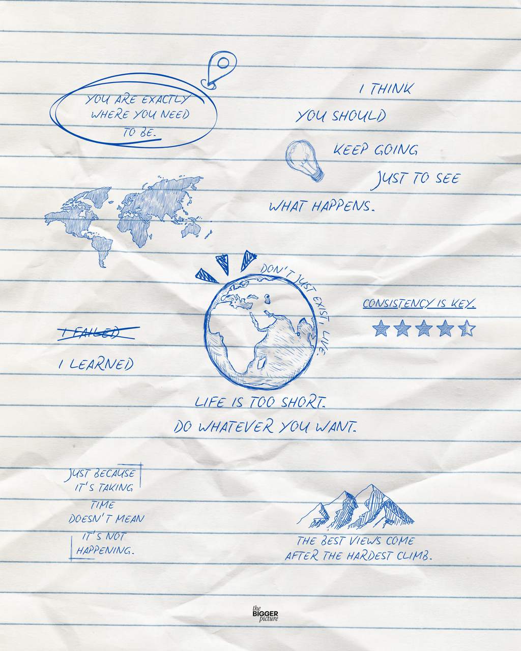 Life’s too short print