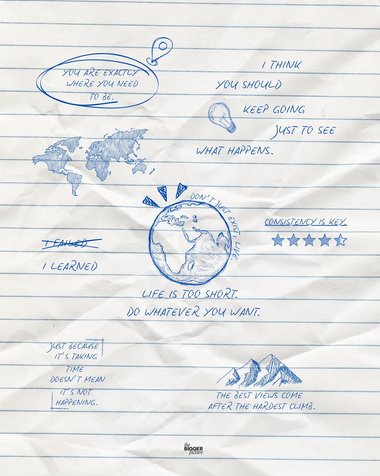 Life’s too short print